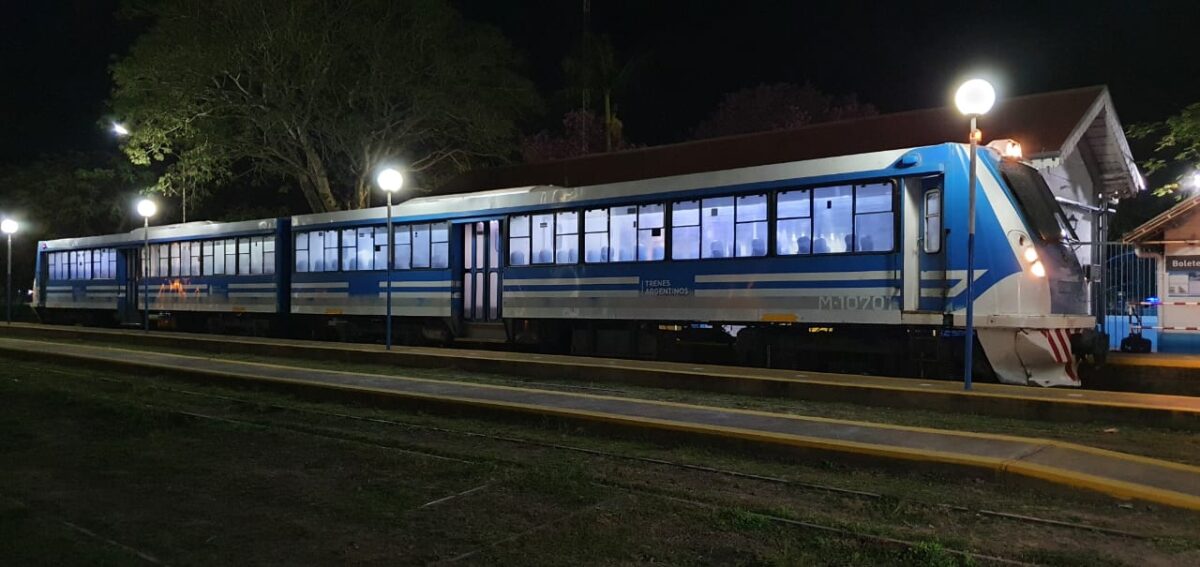 El servicio de tren del Chaco vuelve a llegar a Los Amores INFO VERA