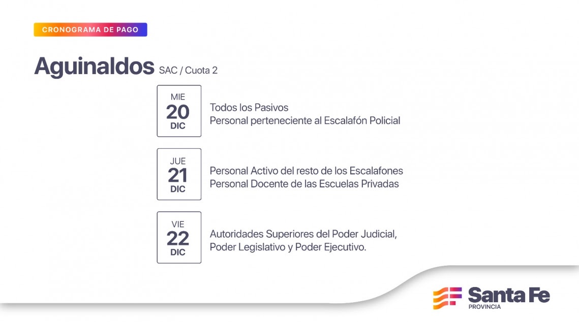 Cronograma de pago del aguinaldo empleados estatales y jubilados de ...