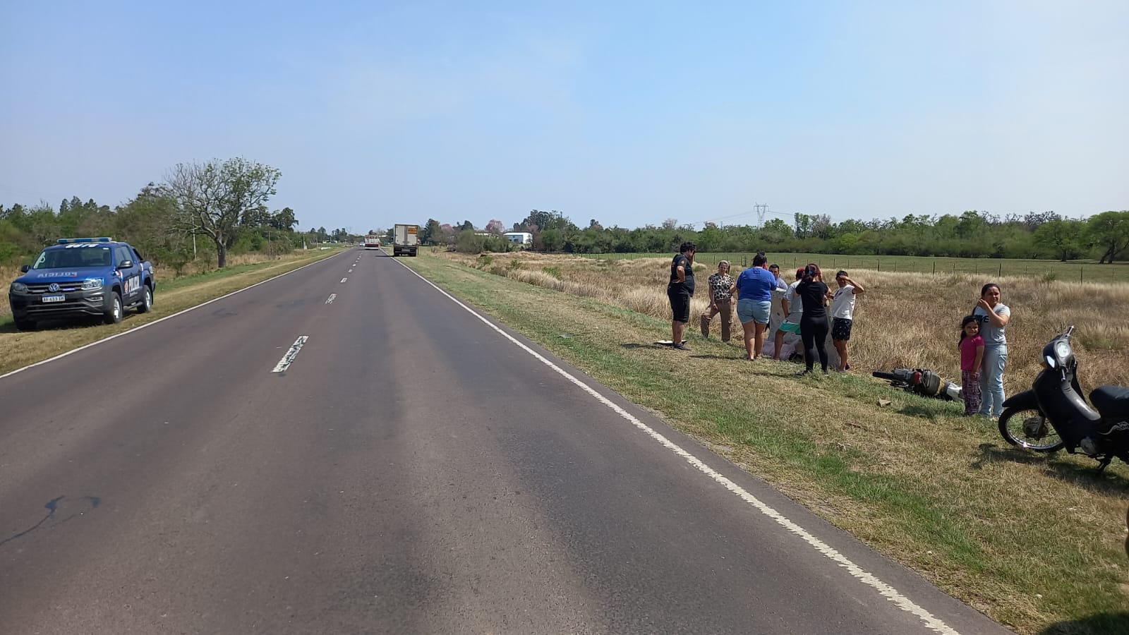 Un camionero de Vera protagonizó un accidente sobre la Ruta 11 | INFO VERA
