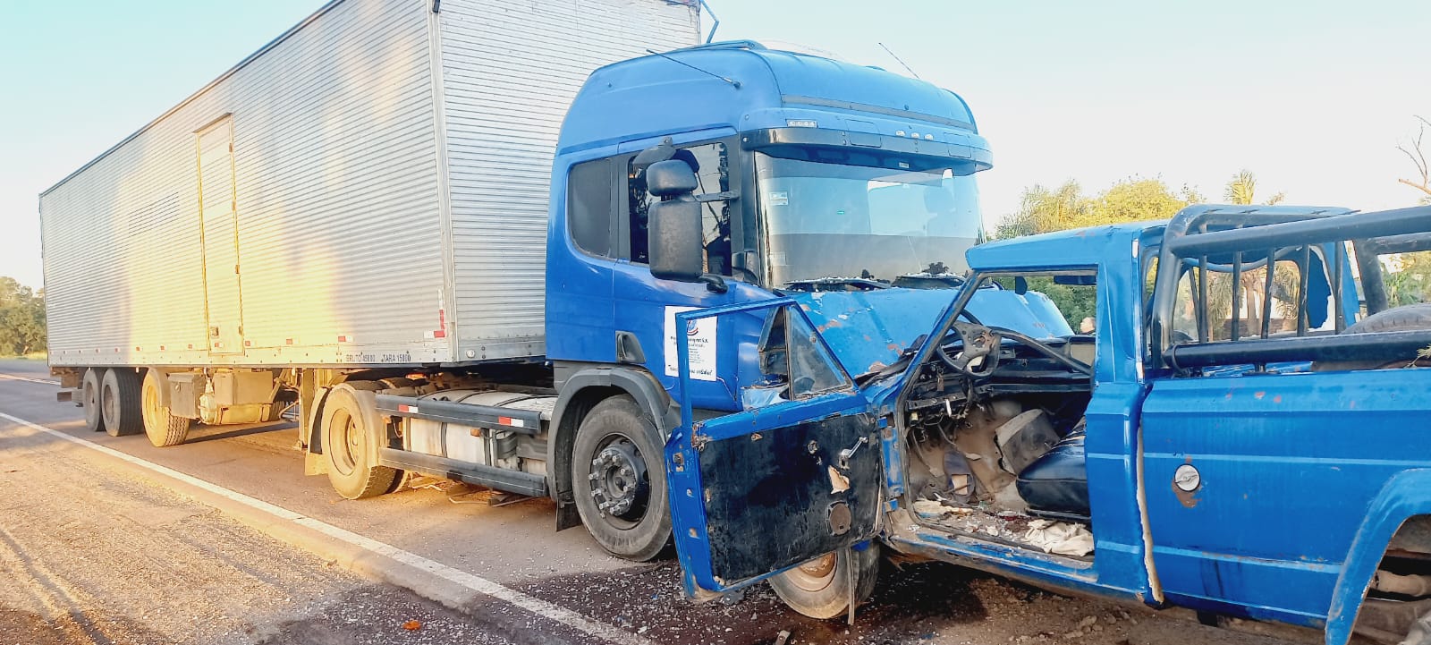 Un camión y una camioneta chocaron de frente sobre la Ruta 11 | INFO VERA