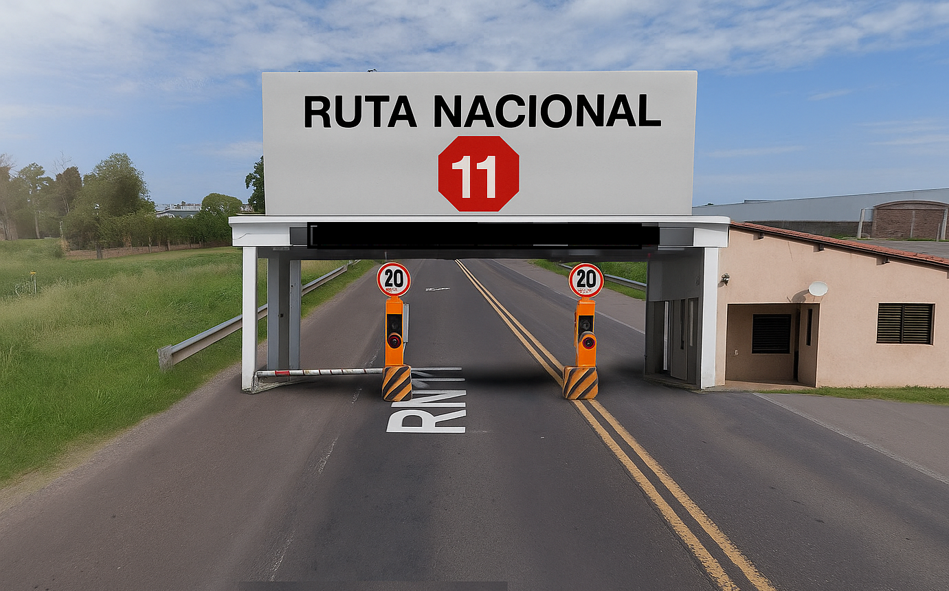 El plan de concesiones para la Ruta 11 incluye una estación de peaje en ...