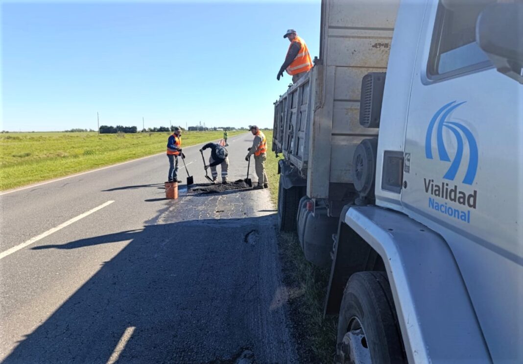 Vialidad Nacional realiza bacheos en la Ruta 11, entre San Justo y ...