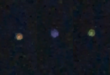 Filmaron un raro objeto luminoso y movedizo que irrumpió en el cielo nocturno de Vera