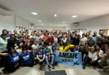 Rodrigo Alonso participó del encuentro de jubiladas y jubilados de Vera