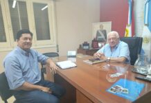 Sosa recibió a Barbona: compromiso de relación fluida y preocupación por la realidad social