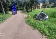 Despiste y vuelco en Vera