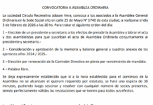 Convocatoria a Asamblea Ordinaria