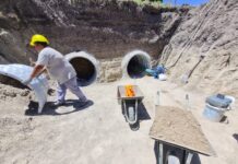 Riesgo hídrico: el Gobierno Provincial se cansó de esperar los permisos de Nación y dio inicio a una obra hídrica que Vera necesita desde hace años