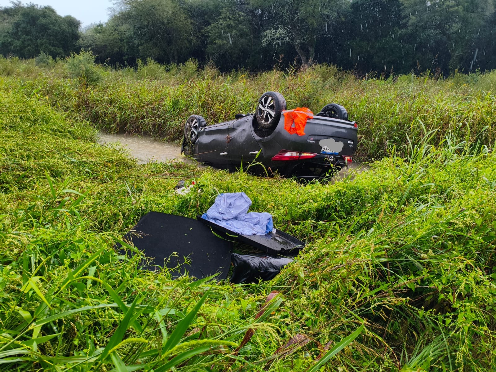 Vuelco en la Ruta 11, al norte de Vera | INFO VERA