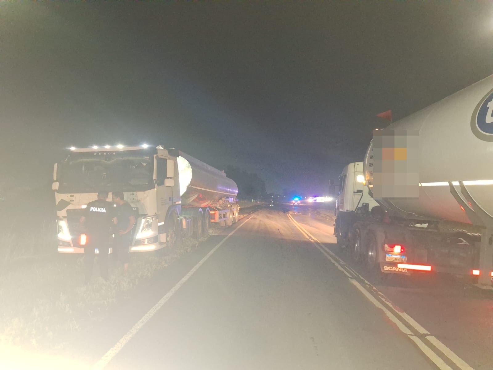 Vera: camión cisterna chocó contra un caballo sobre la Ruta 11 | INFO VERA