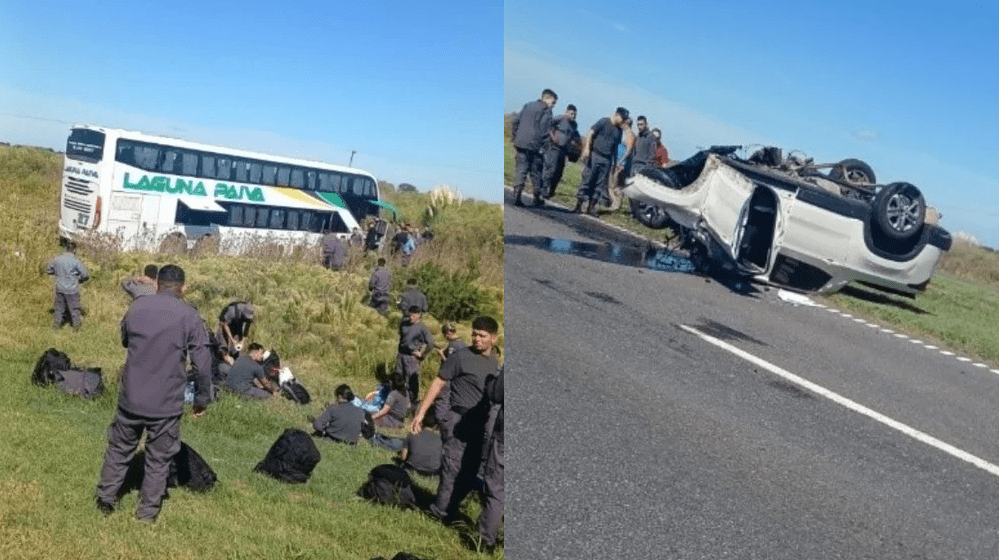 Dos muertos en un choque del colectivo que traslada efectivos de ...