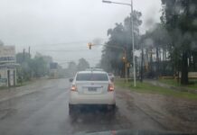 Intensas lluvias durante el feriado largo en el norte santafesino