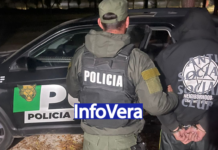 Detuvieron a un policía de Vera y su cómplice por un abigeato ocurrido al oeste del distrito