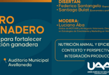 La Unión Agrícola de Avellaneda realizará el V Foro Ganadero con la participación de Santiago Bulat y Federico Santangelo