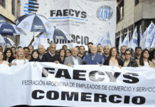 El gremio mercantil informó que sigue vigente el aporte solidario de empleados