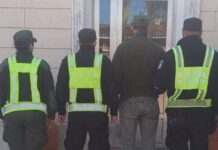 Agentes de la Guardia Provincial incautaron escopetas, camionetas y demoraron a dos hombres