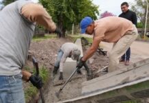 La Gallareta: refaccionarán el Parque Itatí y avanza la obra de cordón cuneta