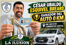 Un correntino ganó el auto 0 km del Hipódromo La Ilusión