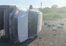 Impactante siniestro vial en Ruta 11 e intersección con la Ruta 36